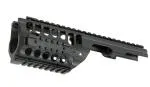 Battle Axe PDW Rail System Black ABS suitable for MP5 or Galaxy Series